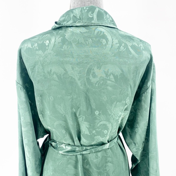 Victoria’s Secret Vintage Green Tie Robe 90’s SM - Picture 3 of 8
